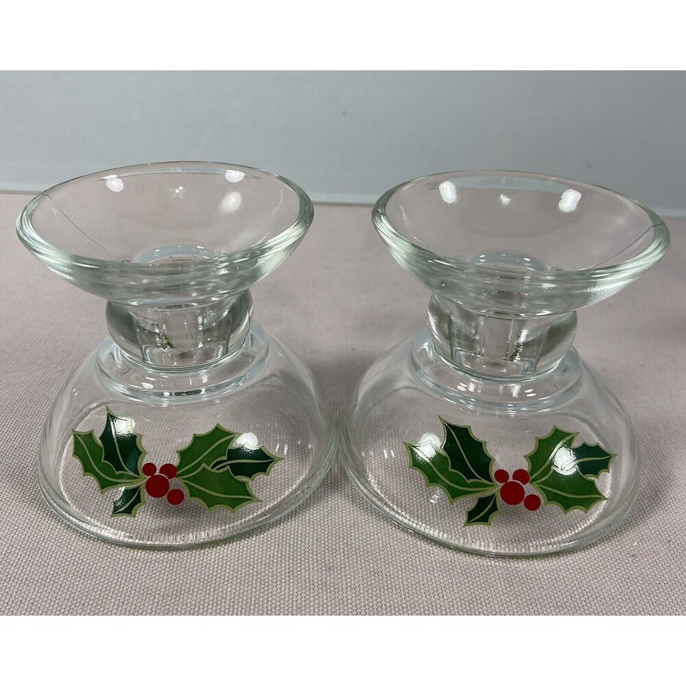Holiday Hostess Collection Holiday Candlesticks Set Of 2
